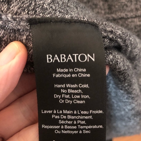 Aritzia  Babaton wool linen blend V neck pullover sweater size small - Picture 4 of 13